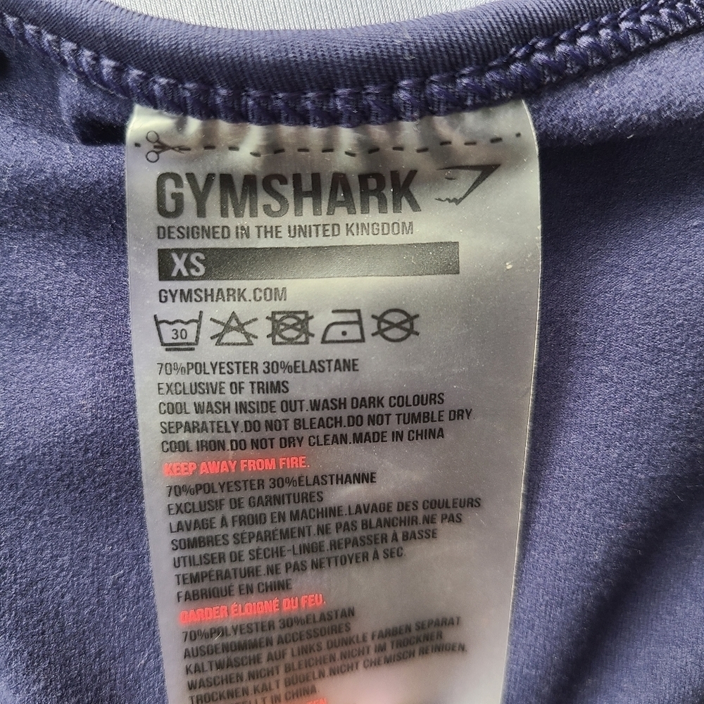 Gymshark Illusion Colorblock Racerback Tank Top Size XS - Picture 8 of 8